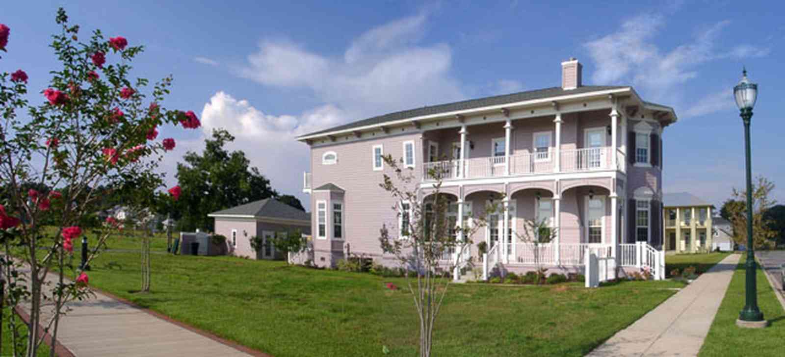 Aragon:-591-Aragon-Street_000.jpg:  charleston row house, crepe myrtle tree, victorian house